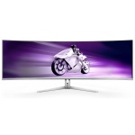 Philips Evnia 8000 49M2C8900/00 PC lamekuvar 124,2 cm (48.9") 5120 x 1440 pikslit Dual QHD QDOLED Valge