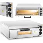 Electric Electric oven Royal Catering Piec do pizzy jednokomorowy with glass 1 pizza 60 cm 230 V 3000 W