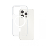PanzerGlass CARE by &reg; Flagship Case Transparent Urban Combat w. White MagSafe iPhone 15 Pro mobile phone case