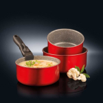 Pot Pot set with a handle Jasper 3-element AMBITION