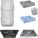 Hendi Hood dishwasher, fast and economical, basket 50x50cm, 400V