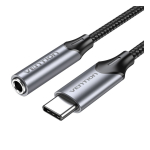 Vention BGMHA audiokaabel 0,1 m 3.5mm USB t&uuml;&uuml;p-C Hall