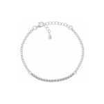 Brilio Brilio Silver Elegant silver bracelet with zircons BRC172W