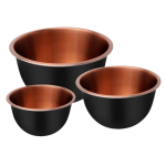 SET SET OF 3 STEEL BOWLS KLAUSBERG KB-7394