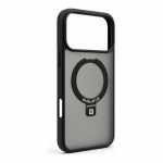 Apple Apple iPhone 18 Pro Max Shieldi&uuml;mber MagSafe'i ja seisuga Matte Ring Must