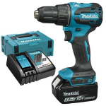 Makita DHP490RTJ akuulgruppimise l&ouml;&ouml;gipuur 18V, BL, 13mm, 65 Nm, 2x5,0Ah, DC18RC, Makpac2