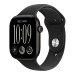 Nutitelefon Nutitelefon Apple Watch Series 12 GPS 46mm Musta Alumiiniumkestaga koos Musta Spordirihmaga - S/M - MJEK4ET/A