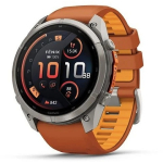 Garmin fenix 9 Pro nutikell, inReach, 51 mm, titaani korpus koos s&uuml;gisoranži / s&auml;rav oranži silikoonrihmaga