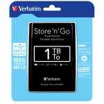 Verbatim Store 'n' Go v&auml;line k&otilde;vaketas 1 TB 5400 RPM 2.5" Must