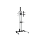 StarTech.com STNDMTV70 infoekraani kinnitus 190,5 cm (75") Must, Roostevaba teras