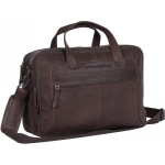 The The Chesterfield Brand Ryan computer bag for 17" laptop, brown