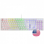 Mars Mars Gaming MK422 klaviatuur M&auml;ngimine USB QWERTY Ameerika inglise keel Valge