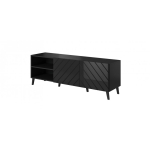 Cama ABETO RTV150 CZ telerilaud ja meelelahutuskeskus 3 riiulid