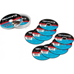 Graphite Grafitas Tarcza tnąca (Cutting disc for metal 115 x 1.0 x 22.2 mm, 41 A60-T-BF, set of 10 pieces)