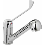Kitchen Kitchen faucet with pull-out shower, stainless steel, height 230 mm - Hendi 810255