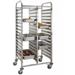 Double Double trolley for transporting containers - 30x GN 1/1, HENDI