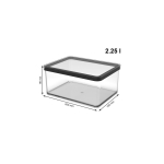 Rotho szeroki Loft 2.25L black