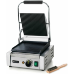 Kontakt Kontakt grill kontaktowy g&oacute;ra ryflowana d&oacute;ł leiaki 1800W - Hendi 263600