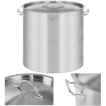 Royal Royal Catering Stainless steel gastronomic pot with lid, 36 L