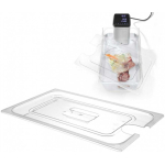 Hendi Polycarbonate lid with cutout for Sous-Vide GN 1/2 containers