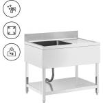 Royal Royal Catering Single chamber sink, 100 x 70 x 97 cm