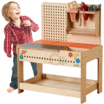 MASTERKIDZ XXL Montessori STEM wooden workshop with tools