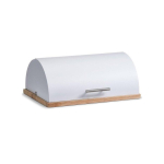 Metal Metal bread maker on wooden base, ZELLER