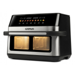G3 G3 Ferrari G10223 frit&uuml;&uuml;r Kahekohaline 12 l Eraldiseisev 2200 W Kuuma&otilde;hu frit&uuml;&uuml;r Must, Roostevaba teras