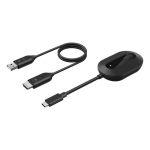 Belkin AVC024HQBK juhtmevaba kuvari adapter USB T&auml;is-HD Tongel
