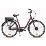Insera e-Boulevard 28" 3-k&auml;iguline elektri jalgratas, 50 cm, punane