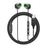 Acefast L5 juhtmega k&otilde;rvaklapid USB-C 1,2 m &ndash; musta v&auml;rvi