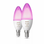 Philips Philips Hue White and colour ambience K&uuml;&uuml;nal &ndash; E14 nutikas pirn &ndash; (2 tk)