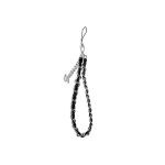 Guess Guess GUSTSASK Suspender Phone Strap Black/Pale Chain Metal Logo Charm