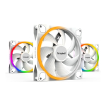 be be quiet! Light Wings White | 140mm PWM Triple Pack Arvuti korpus Ventilaator 14 cm Valge 3 tk