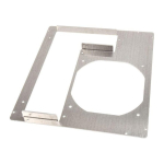 Dimastech Mini-ITX rear case, 2 slots, Srebrna (S0026RW)