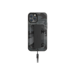 Uniq UNIQ Case Heldro iPhone 12 Pro Max 6.7 Inch Black Chimney/Carbon Chimney Antimicrobial
