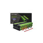 Qoltec Monolith toiteadapter ja vaheldi Automaatne 5000 W Roheline