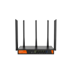 Tenda W30E AX3000 juhtmevaba ruuter Gigabit Ethernet Kaks sagedusala (2,4 GHz / 5 GHz) Must
