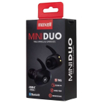 MAXELL MINI DUO Wireless In-ear headphones with charging case Black