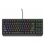 GENESIS Thor 230 TKL klaviatuur M&auml;ngimine USB QWERTY Ameerika inglise keel Must