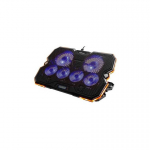 Laptop Laptop cooling stand HISMART, with 6 RGB fans, 5 positions
