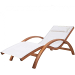 Larice Larice ecru PATIO sodo wooden deckchair