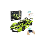 Klocki Klocki konstrukcyjne CaDA Zdalnie sterowane Duże Auto sportowe Green samoch&oacute;d Blade RC Dual Mode Światło LED 432 elements
