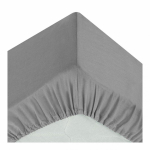 Fitted Fitted sheet Atmosphera Grey (90 x 190 cm)