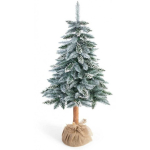 Artificial Artificial Christmas tree pine on a stump pearl PEARL color bottle green HOMEDE