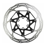 SRAM Centerline 2-osaline piduriketas - 160mm must - teras - 6 auku