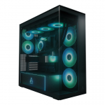 ARCTIC Xtender Black (Tinted Glass) Midi Tower Must