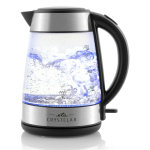 Eta Crystela II elektrikann 1,7 l 2200 W Must, Roostevaba teras, L&auml;bipaistev