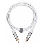 Fuj:tech RCA uros &ndash; RCA uros audiokaapeli, 2 m, valkoinen