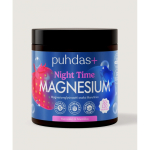 Puhdas+ &Ouml;&ouml;aegne Magneesium, Maasikas-Sinikas, 80 g